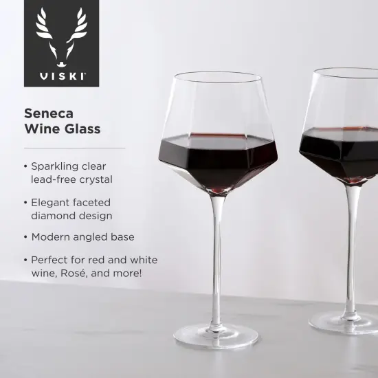 Seneca Crystal Wine Glasses  {4}