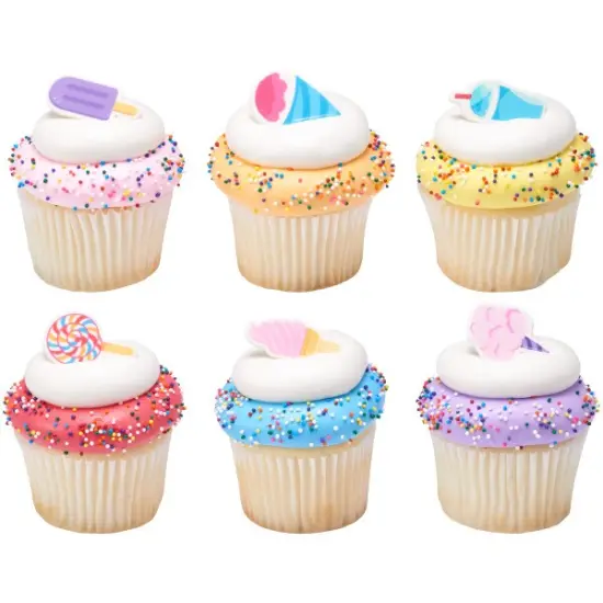 Summer Sweets Sweet D&eacute;cor&reg; Edible Decorations 12ct {3}