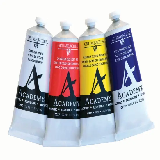 Grumbacher Academy Acrylic Paints - Open Stock {2}