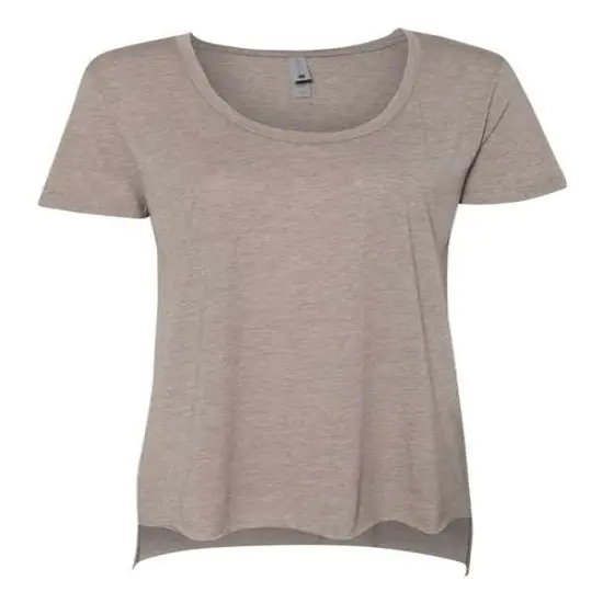 Next Level&reg; Women's Festival Scoop Neck T-Shirt Ash {1}