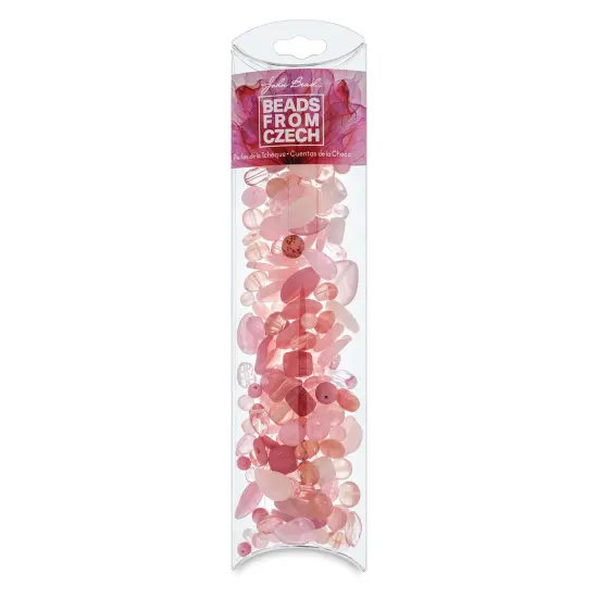 John Bead Czech Glass Bead Mix - Barbie Doll, 100 g {1}