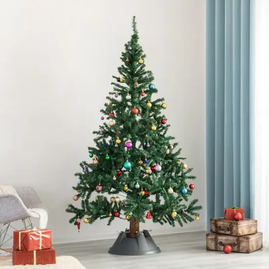 Christmas Tree Stand With Screw Fastener, Plastic Green {10}