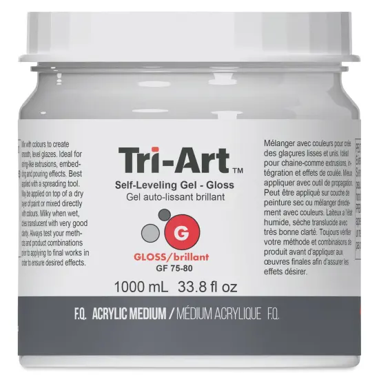 Tri-Art Self-Leveling Gel Medium - Gloss, 1 L {1}
