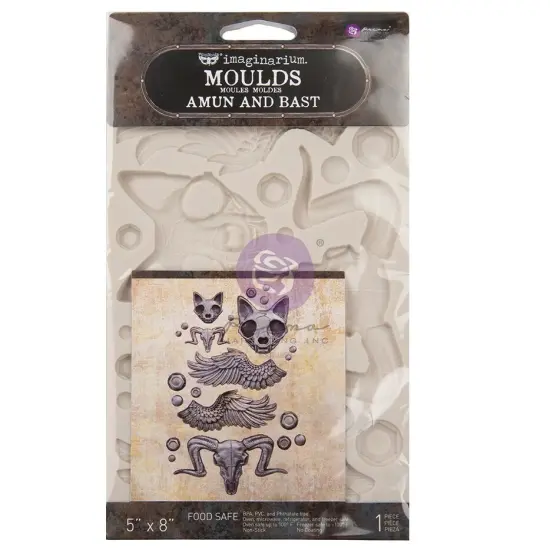 Finnabair Decor Moulds 5"X8"-Amun & Bast {1}