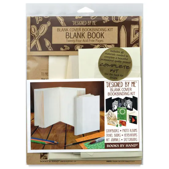 Books by Hand "Designed by Me" Blank Cover - Classic Codex Style Book Kit {1}