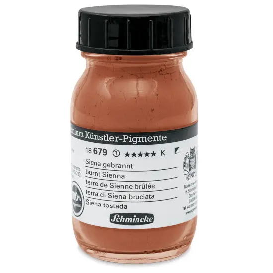 Schmincke Pigment - Burnt Sienna, 100 ml Jar {1}