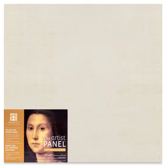 Ampersand Value Series Artist Wood Panel - 20" x 20", 1-1/2" Cradle {1}