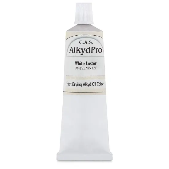 CAS AlkydPro Fast-Drying Alkyd Oil Color - Luster White, 70 ml tube {1}