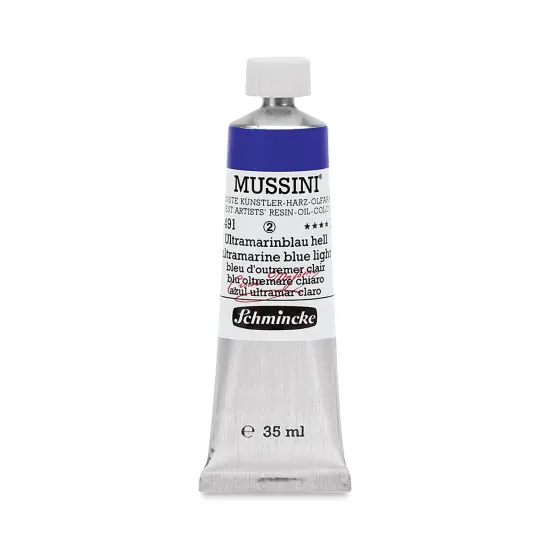 Schmincke Mussini Oil Color - Ultramarine Blue Light, 35 ml tube {1}