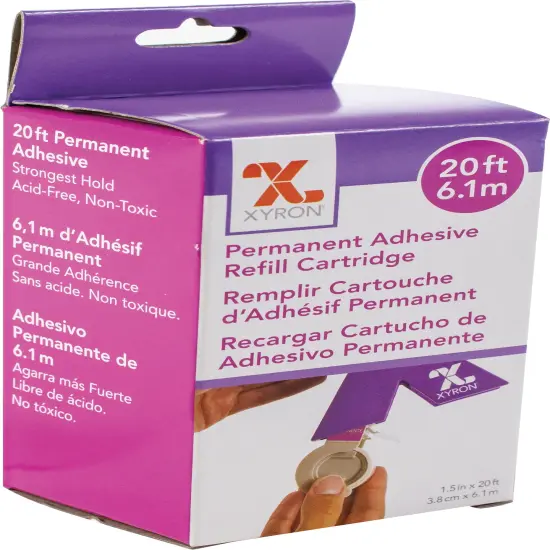 Multipack of 2 - Xyron 150 Refill Cartridge-1.5"X20' Permanent {3}