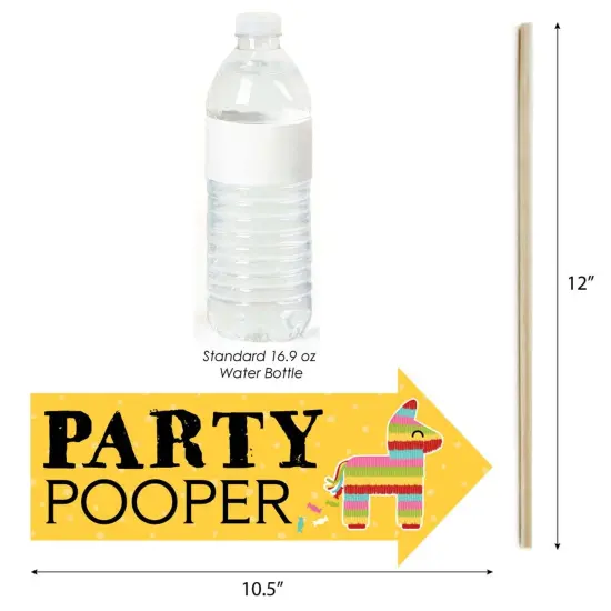 Big Dot of Happiness Funny Let's Fiesta - Fiesta Party Photo Booth Props Kit - 10 Piece {3}