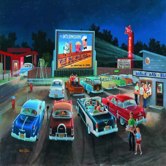 Sunsout At the Movies 300 pc Jigsaw Puzzle 39908 {1}