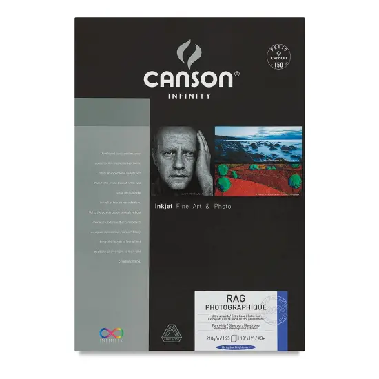 Canson Infinity Rag Photographique - 13" x 19", 210 gsm, Pkg of 25 {1}