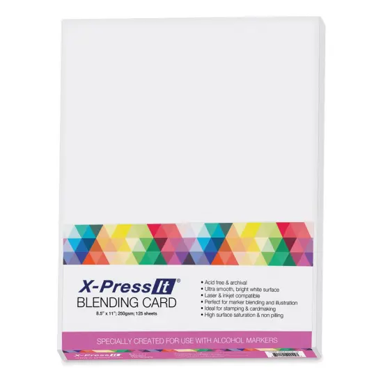 X-Press It Blending Cardstock - 8-1/2" x 11", Pkg of 125 Sheets {1}