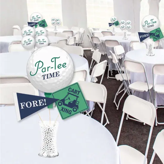 Big Dot of Happiness Par-Tee Time - Golf - Birthday or Retirement Party Centerpiece Sticks - Showstopper Table Toppers - 35 Pieces {3}