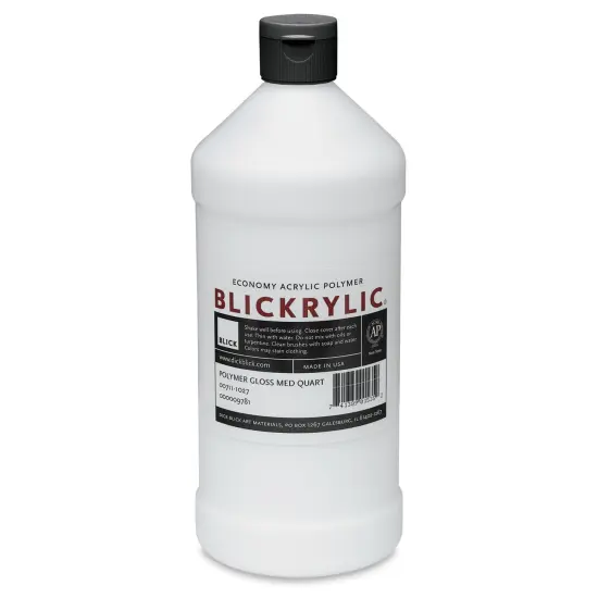 Blickrylic Polymer Gloss Medium - Gloss, Quart {2}