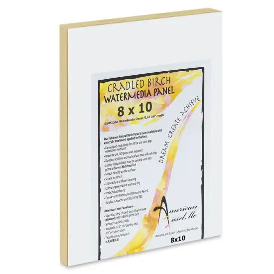 American Easel WaterMedia Panel - 8" x 10", Traditional Profile 7/8" {1}