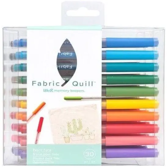 American Crafts TOOL - WR -FABRIC PENS FINE TIP FABRIC QUILL REFILLS 661173 {3}
