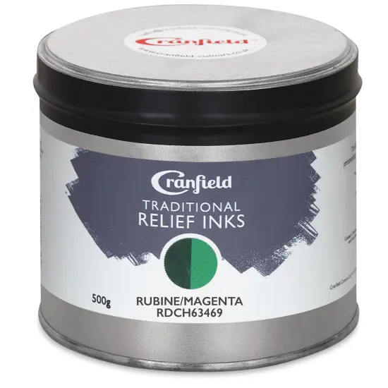 Cranfield Traditional Relief Ink - Rubine/Magenta, 500 g {1}