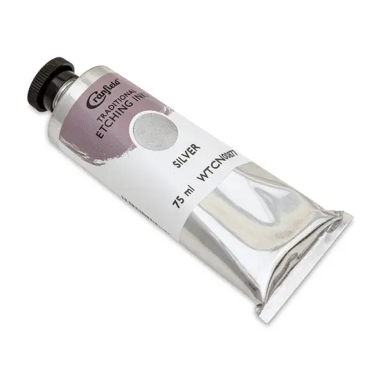 Cranfield Traditional Etching Ink - Silver, 75 ml {1}