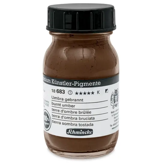 Schmincke Pigment - Burnt Umber, 100 ml Jar {1}