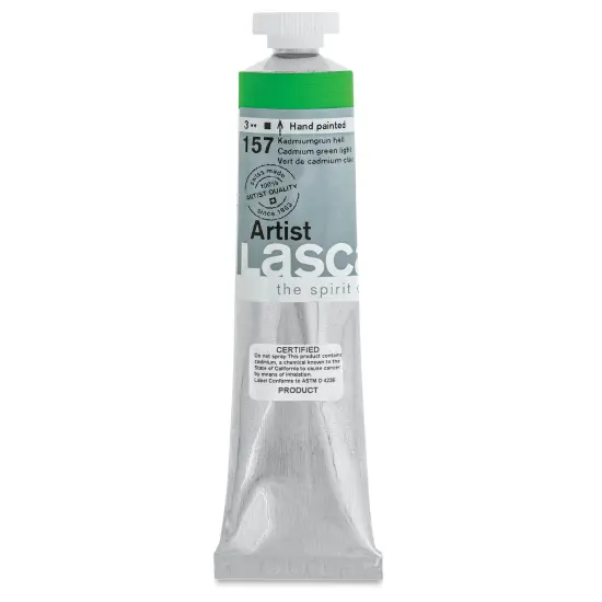 Lascaux Artist Acrylics - Cadmium Green Light, 45 ml tube {1}