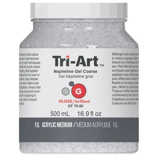 Tri-Art Nepheline Gel Medium - Coarse, 500 ml {1}