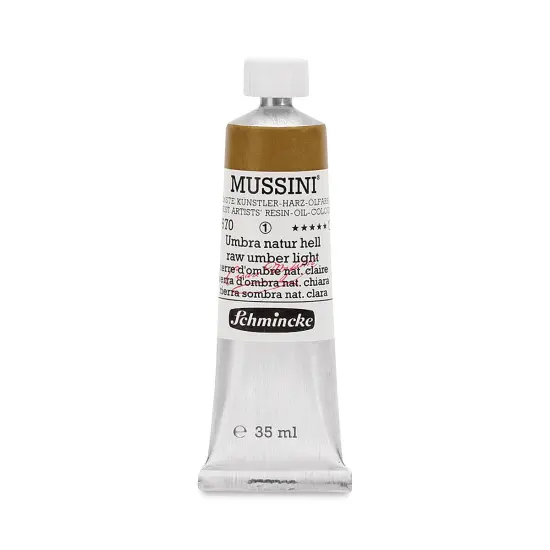 Schmincke Mussini Oil Color - Raw Umber Light, 35 ml tube {1}