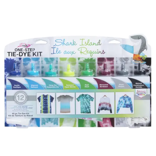 Tulip One-Step Tie-Dye 8 Color Kit-Shark Island {1}