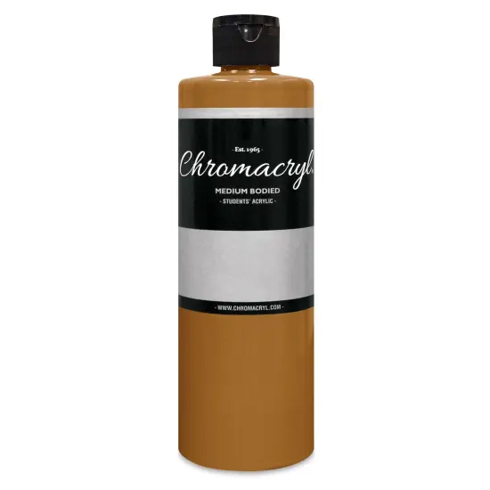 Chromacryl Students' Acrylics - Raw Sienna, 16 oz {1}