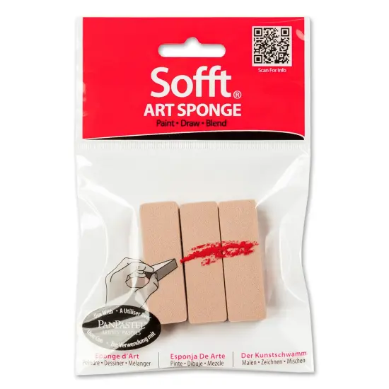 PanPastel Sofft Art Sponges 3/Pkg-Bar {1}