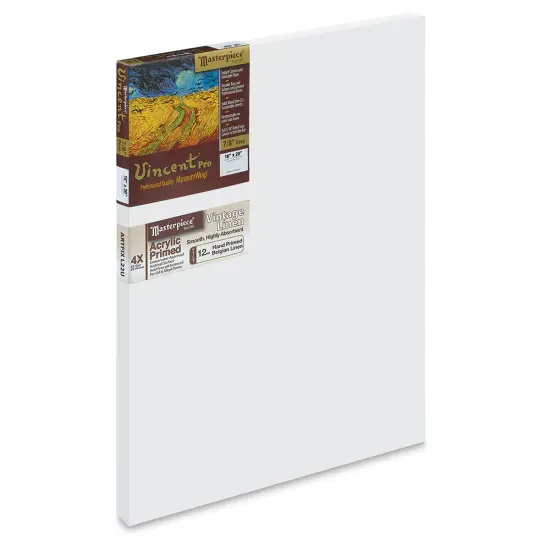 Masterpiece Vincent Pro Artfix Linen Canvas - 16" x 20", Acrylic Primed {1}