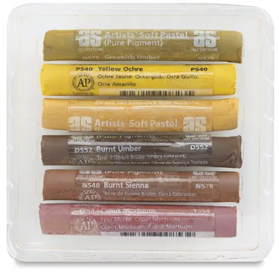 Art Spectrum Pastel 6ix Pack Set - Autumn Earths, Set of 6 {2}