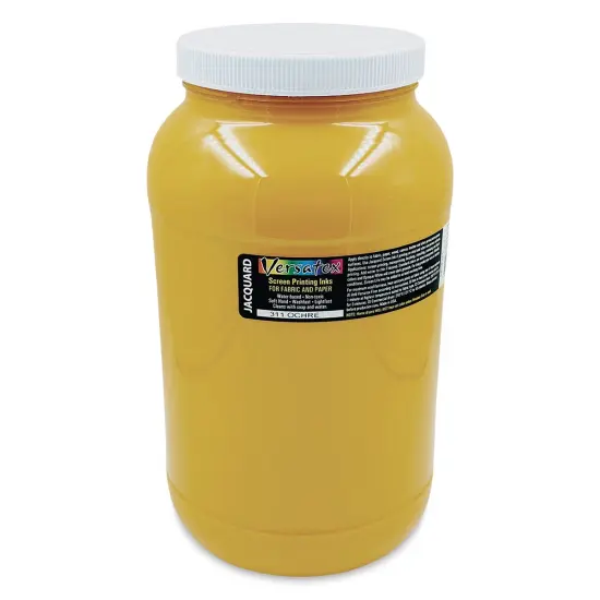 Jacquard Versatex Screen Printing Ink - Ochre, 128 oz jar {1}