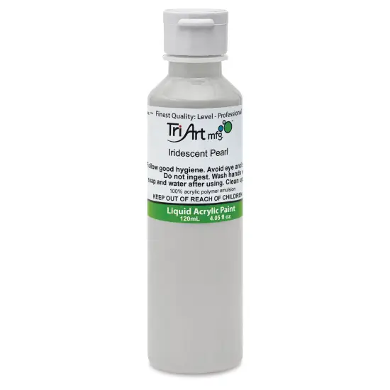 Tri-Art Liquid Artist Acrylics - Iridescent Pearl, 120 ml bottle {1}