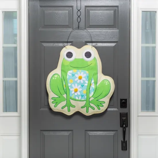 Summer Welcome Friends Frog Door Decoration Hanger {2}