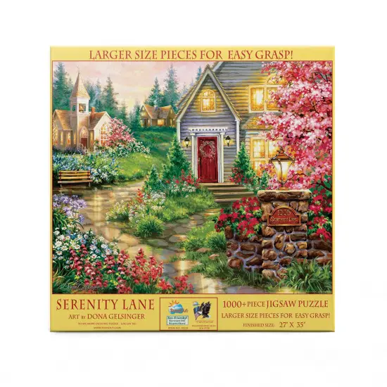 Sunsout Serenity Lane 1000 pc Large Pieces Jigsaw Puzzle 57225 {4}