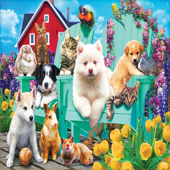 Sunsout The Bench Team 500 pc Jigsaw Puzzle 42258 {1}