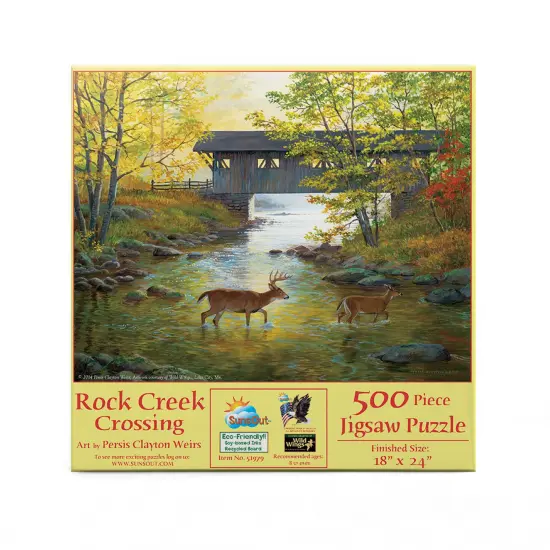 Sunsout Rock Creek Crossing 500 pc Jigsaw Puzzle 51979 {4}