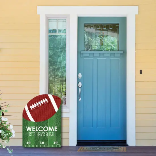 Big Dot of Happiness End Zone - Football - Party Decorations - Birthday Party or Baby Shower Welcome Yard Sign {6}