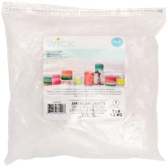 We R Wick Granulated Wax 3lb {1}