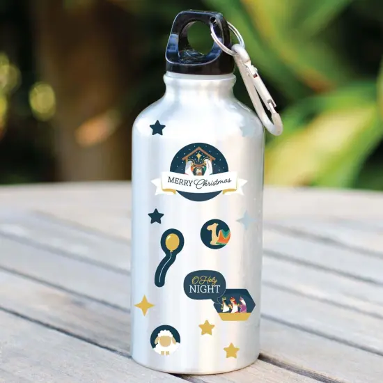 Big Dot of Happiness Holy Nativity - Manger Scene Religious Christmas Favor Kids Stickers - 16 Sheets - 256 Stickers {6}