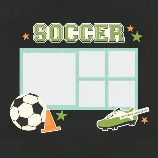 Simple Stories Simple Pages Page Template-(1) 1-4"X4" & 4-2"X2" {2}