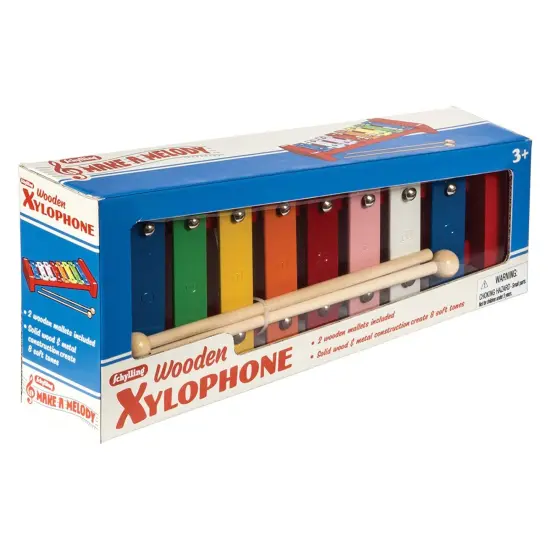 Schylling Colorful Wooden Xylophone Educational Musical Toy Instrument {3}
