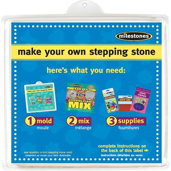 Milestones Stepping Stone Mold-Square 11" {1}