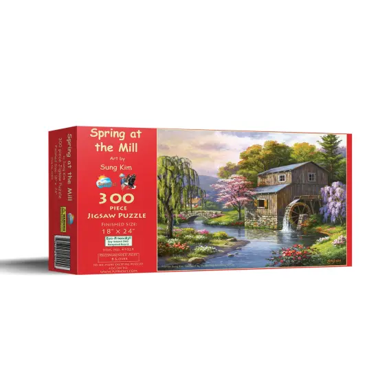 Sunsout Spring at the Mill 300 pc Jigsaw Puzzle 41029 {3}