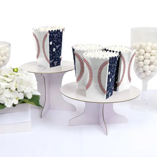 Big Dot of Happiness Batter Up - Baseball - Baby Shower or Birthday Party Favor Popcorn Treat Boxes - Set of 12 {6}