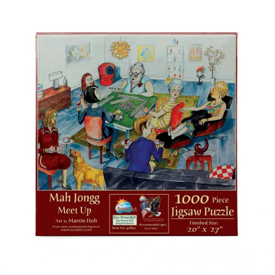 Sunsout Mah Jongg Meet Up 1000 pc Jigsaw Puzzle 40810 {4}