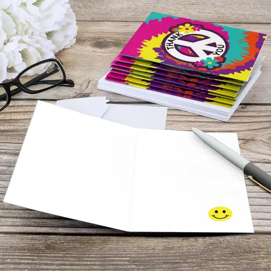 Big Dot of Happiness 60's Hippie - 1960s Groovy Party Thank You Cards (8 count) {6}