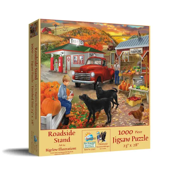 Sunsout Roadside Stand 1000 pc Jigsaw Puzzle 31507 {3}